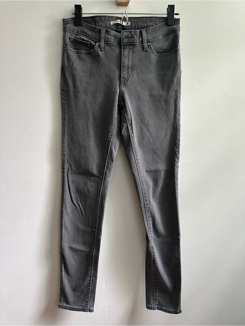 Gray Levi Strauss 711 Skinny Jeans Size 27